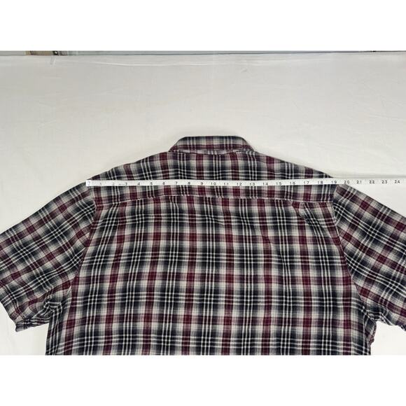 Vans men's short-sleeve Plaid button-down Shirt - Size XL - Picture 9 of 9
